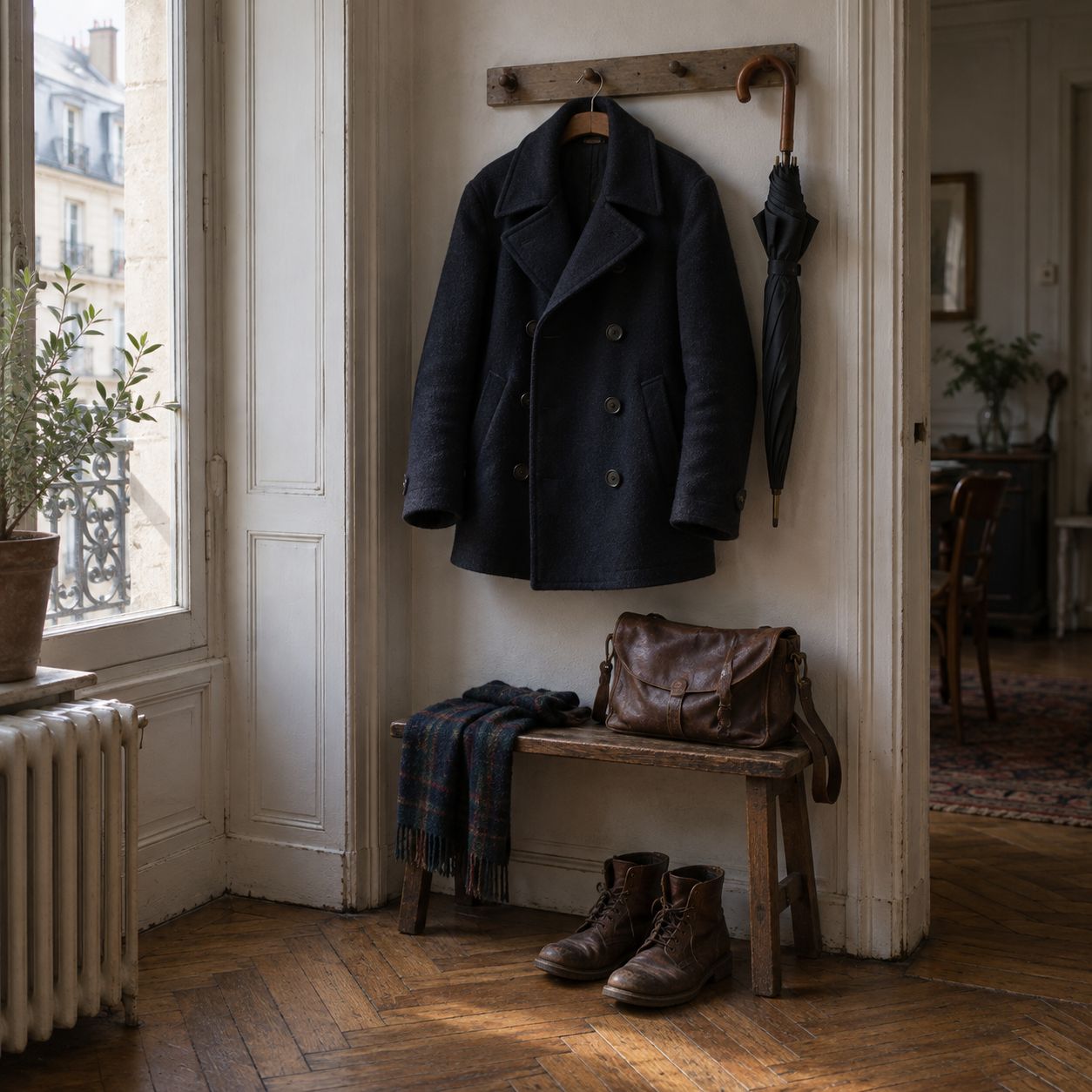 Manteaux : Laine bouillie, drap de laine, coupes longues ou cabans.